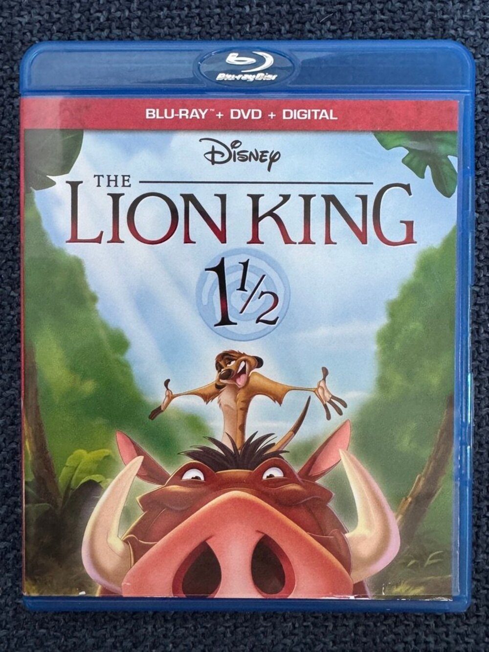 Disney THE LION KING 1 1/2 Blu-Ray DVD Movie Animated English Français Español